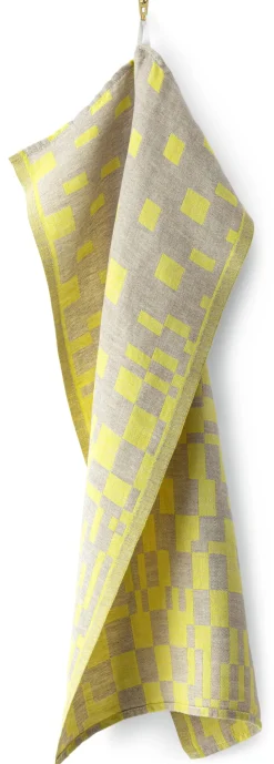 Geschirrtuch Leinen gewürfelt