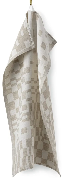 Geschirrtuch Leinen gewürfelt