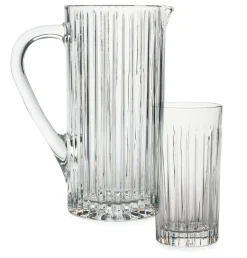 Glaskanne gerippt