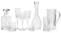 Glaskanne gerippt