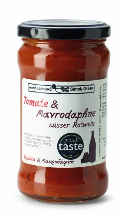 Griechische Tomaten-Rotwein-Sauce