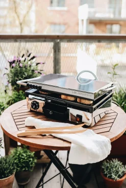 Großer Kontaktgrill quadratisch