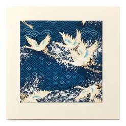 Grußkarte Chiyogami