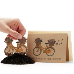 Grußkarten mit Wildblumensamen