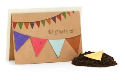 Grußkarten mit Wildblumensamen