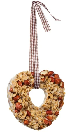 Hafer-Nuss-Herz für Vögel