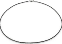 Halskette Fuchsschwanz Oxid, Anthrazit