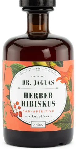 Herber Hibiskus alkoholfreier Aperitif