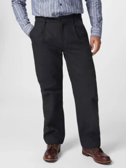 Herrenchino mit Bundfalte