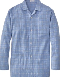 Herren-Flanellpyjama kariert