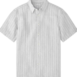 Herrenhemd Leinen gestreift