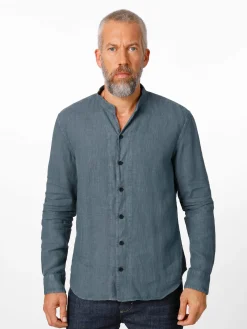 Herrenhemd Stehkragen