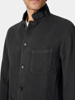 Herrenjacke Baumwolle und Leinen