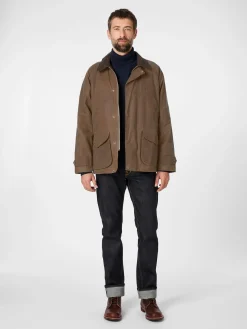 Herrenjacke gewachst