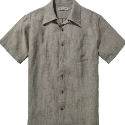 Herren-Leinenhemd Halbarm 1947