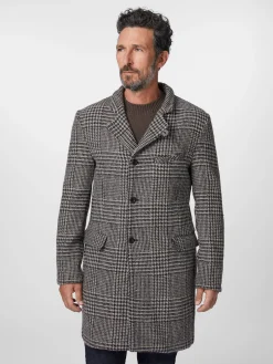 Herrenmantel gemustert