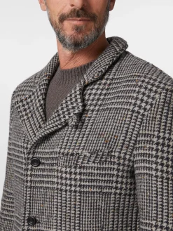 Herrenmantel gemustert