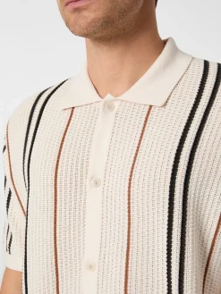 Herren-Poloshirt Knopfleiste