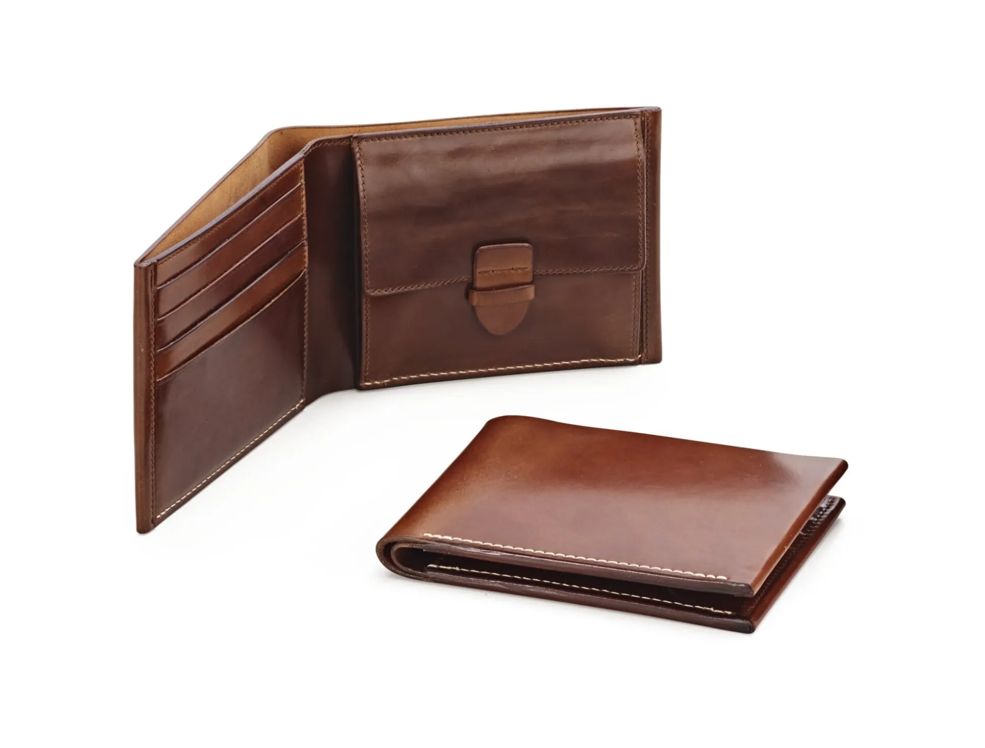 Herrenportemonnaie Cordovan Münzfach