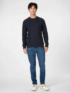 Herrenpullover Aranmuster