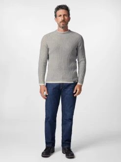 Herrenpullover Rippe