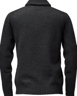 Herrenpullover Schalkragen