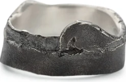 Herrenring Sandguss Oxid