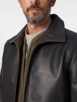 Herren-Roadsterjacke Pferdeleder