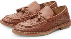 Herrenschuh geflochten