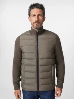 Herren-Stepp-Strickjacke