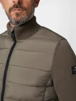 Herren-Stepp-Strickjacke