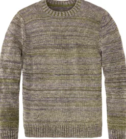 Herren-Strickpullover meliert
