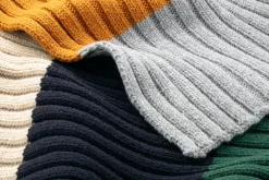 Herren-Strickschal, Multicolor