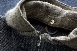 Herren-Strick-Walkweste