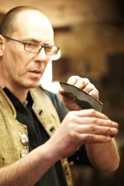 Hohenmoorer Santoku Damaszenerstahl