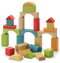 Holzbauklötze bunt