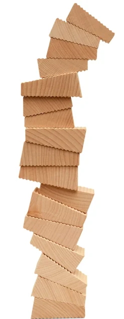 Holzbausteine Follies