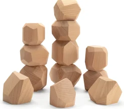 Holzbausteine Naturformen