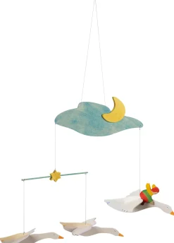 Holz-Mobile Gänse