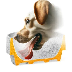 Hundenapf Granitkeramik