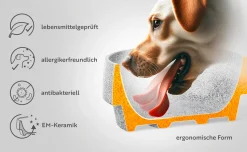 Hundenapf Granitkeramik