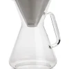 Kaffeebereiter mit Dauerfilter Borosilikatglas
