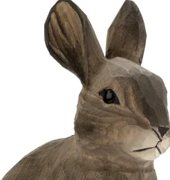 Kaninchen Lindenholz handgeschnitzt