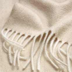 Kaschmirdecke Fischgrat