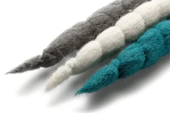 Katzenspielzeug Filzwürmer