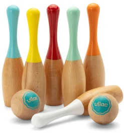 Kegelspiel Buchenholz