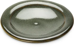 Kerzenteller handgetöpfert