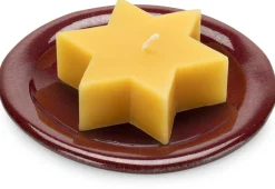 Kerzenteller handgetöpfert