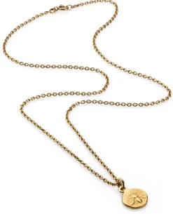 Kette mit Anhänger Biene, goldplattiert