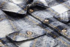 Kinder-Hemdjacke Wollwalk kariert